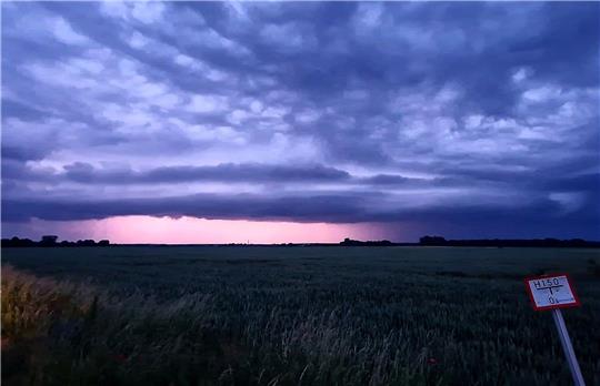 Eine Regenfront zieht über Brandenburg und Teile Sachsen-Anhalts hinweg. Mit zunehmender Feuchtigkeit wird die Hitze in den nächsten Tagen unangenehmer.