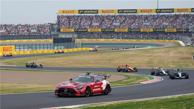 Eine Safety-Car-Phase entschied das Rennen in Suzuka.