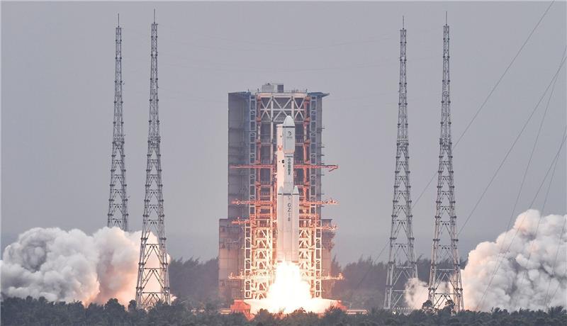 Eine Trägerrakete startete mit dem Relaissatelliten «Queqiao-2» am 20. März vom Wenchang Space Launch Center in der südchinesischen Provinz Hainan.