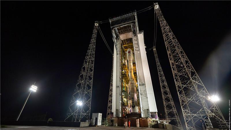 Eine Vega-C-Rakete nahm den Satelliten an Bord.