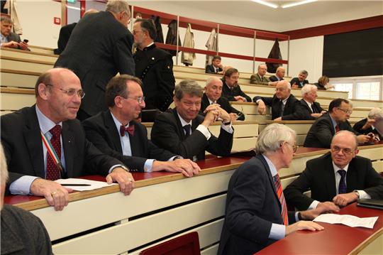 Eine Vorstandssitzung des Vereins von Freunden im Institut für Maschinenwesen aus dem Jahr 2014. Fotos: TU Clausthal