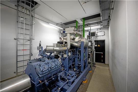 Eine Wärmepumpe des Fernheizwerks Neukölln: Ob die Technik auch in Goslar Anwendung findet?  Symbolfoto: dpa