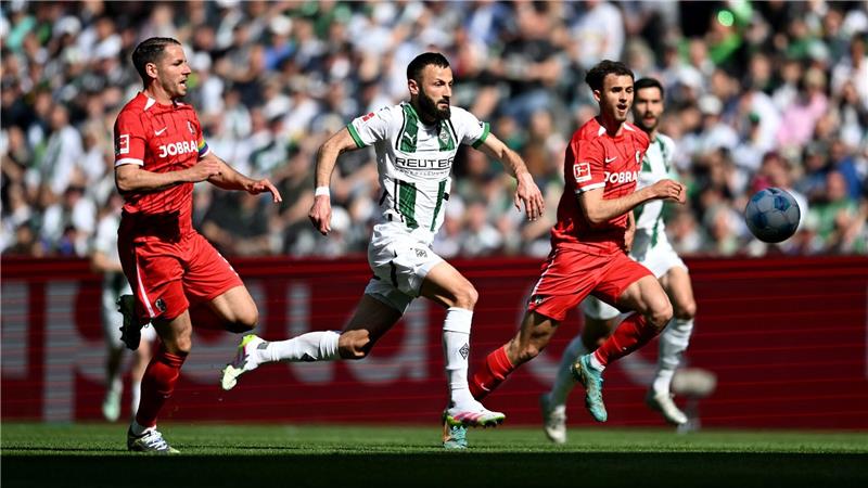 Eine der wenigen Szenen mit Tempo im Gladbacher Spiel