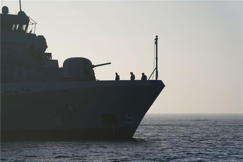 Estland will Pipeline-Unterwasserüberwachung durch Nato Eine deutsche Korvette bei einem Nato-Manöver auf der Ostsee im Juni.
