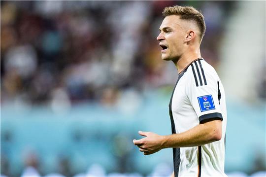 Eine gute Option für Bundestrainer Flick: Joshua Kimmich gestikuliert beim Spiel gegen Japan.