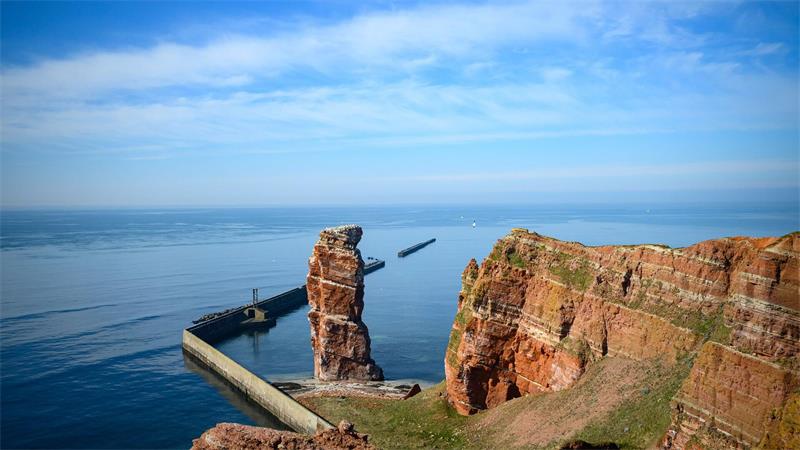 Eine ikonische Landschaft in der deutschen Nordsee: Helgoland. (Archivbild)