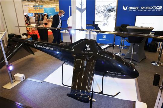 Eine Drohne des Modells GT100 des deutschen Herstellers Airial Robotics.