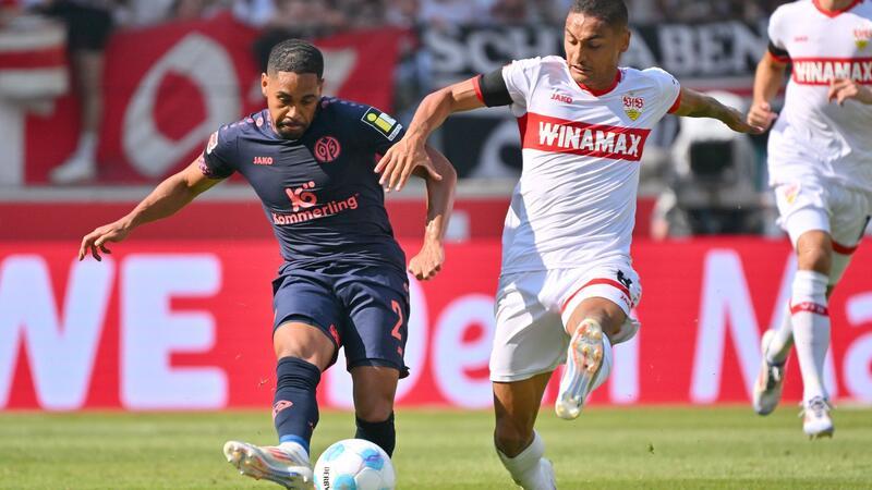Einer der Stuttgarter Aktivposten und Torschützen gegen Mainz: Enzo Millot (r.).