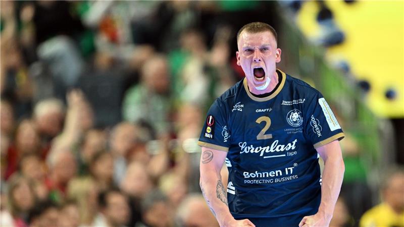 Einer der besten Spieler beim Bergischen HC: Noah Beyer. 