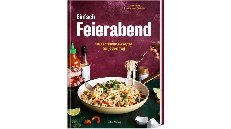 Die Kürbiszeit feiern – mit Ravioli-Kunst oder Fruchtsalat „Einfach Feierabend: 100 schnelle Rezepte für jeden Tag“, Julia Bauer und Sandra Anne Christen, Hölker Verlag. 160 S., 22 Euro, ISBN: 978-375671006.
