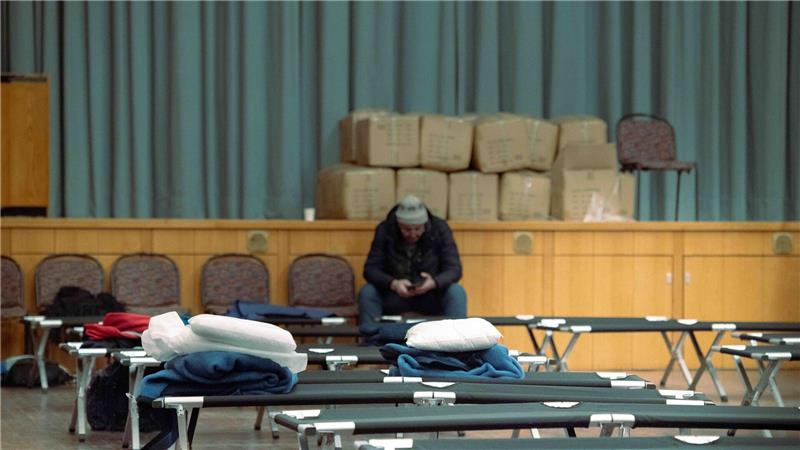 Einige wollen die Nacht trotz Kälte in der eigenen Wohnung verbringen.