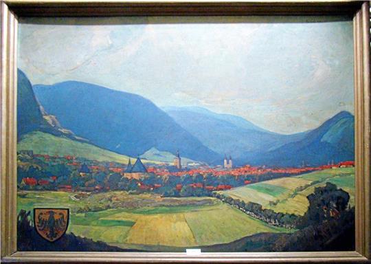 Einmal Suriname und zurück: Das Bild „Goslar im Kranze seiner Berge“ gilt als das Werk Reinecke-Altenaus, das am weitesten reiste.