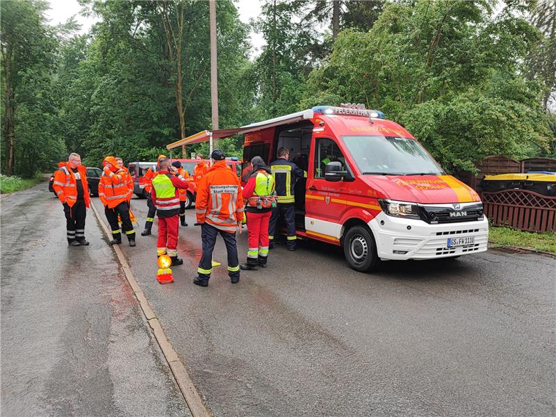 Einsatzbesprechung der Feuerwehr am Donnerstag. Foto: Feuerwehr Seesen