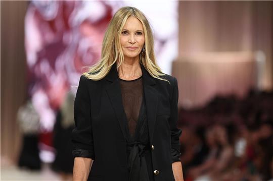 Elle Macpherson auf dem Catwalk in Melbourne.