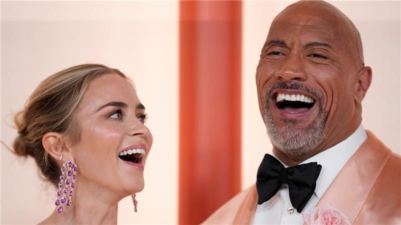 Über diese Stars spricht Venedig beim Filmfestival Emily Blunt und Dwayne Johnson spielen die Hauptrollen in „The Smashing Machine“ (Archivbild).
