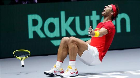 Emotional feierte Rafael Nadal den Davis-Cup-Titel 2019 - es war sein fünfter. 