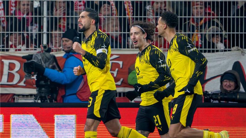 Emre Can (l) jubelt über seinen Treffer zum 1:0.