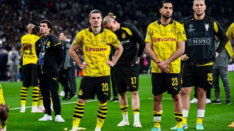 Enttäuschung nach dem verlorenen Champions-League-Finale beim BVB