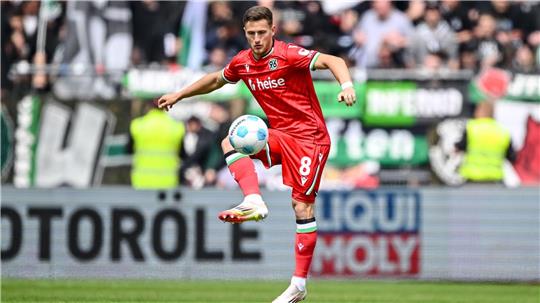 Enzo Leopold erzielte das 1:1 für Hannover 96.