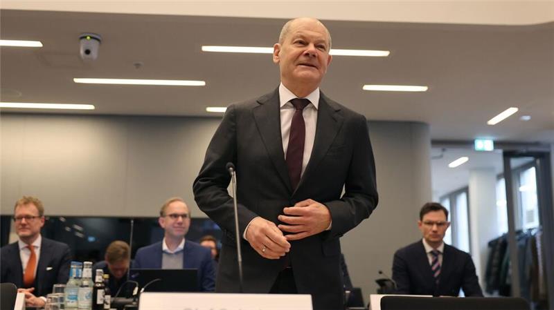 Scholz erneut vor „Cum-Ex“-Ausschuss Er habe sich sein ganzes politisches Leben für ein gerechtes Steuersystem eingesetzt, sagte Scholz vor dem Hamburger Cum-Ex-Ausschuss.