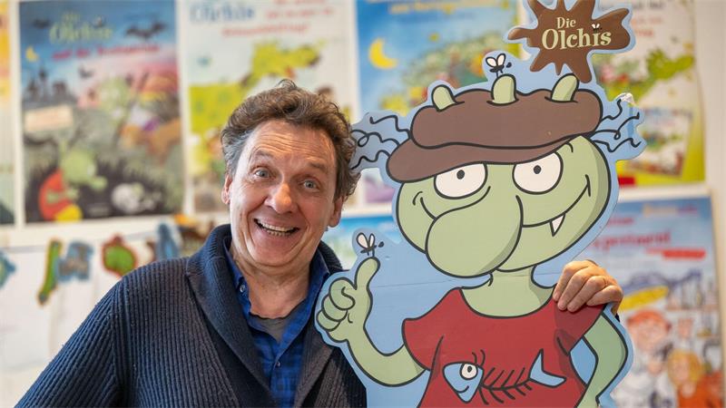 Das ist krötig - Immersive Erlebniswelt rund um die Olchis Er hat’s erfunden: Der Kinderbuchautor Erhard Dietl hat sich die stinkigen, grünen Olchis ausgedacht. Es gibt sie seit 1990. (Archivbild)