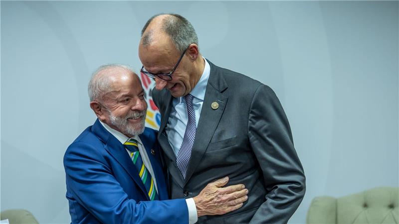 „Er kam nach Brasilien, aber sein Kopf blieb in Berlin“, sagt Lula über Merz.