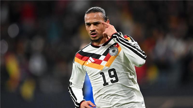 Er sollte sich bewähren - Leroy Sané traf gleich doppelt.  