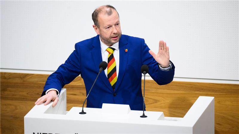 Er war von 2022 bis 2024 Vorsitzender der AfD-Fraktion im Landtag: Stefan Marzischewski-Drewes. (Archivbild)