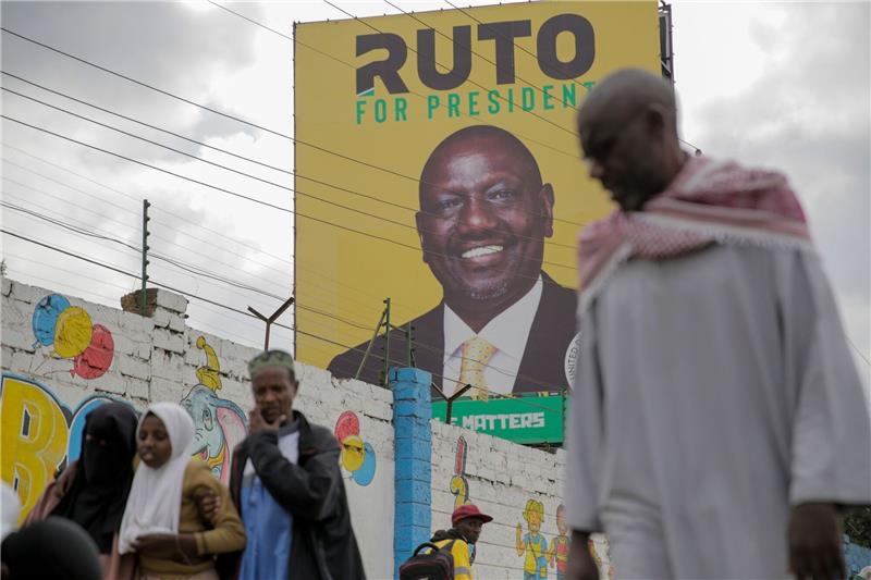 Erhielt 48,85 Prozent der Stimmen: William Ruto.