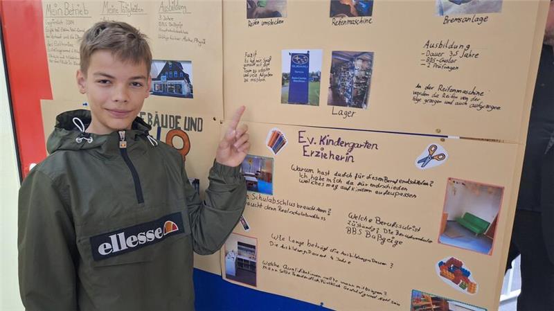 Der Berufsausbildung etwas näher gekommen Erik Pohler war bei der Firma Steckhahn in Harlingerode zum Praktikum.