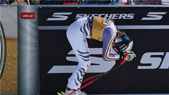 Erlebte wechselhafte Tage in Val di Fassa: Emma Aicher.