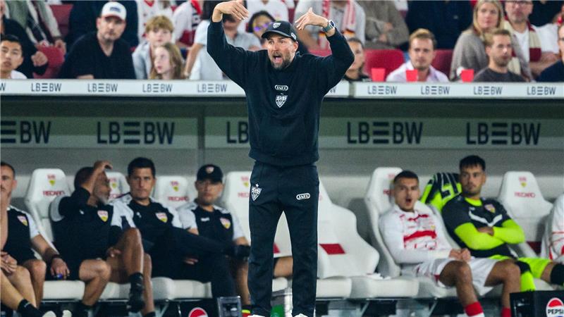 Demirovic glänzt: VfB verhindert St. Paulis Sprung auf eins Erleichtert: Sebastian Hoeneß
