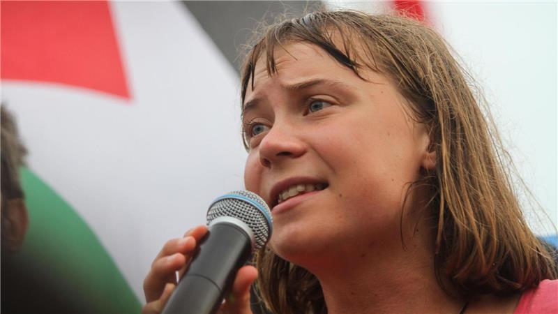 Erneut ist Greta Thunberg an Bord eines der Schiffe der Flotte. (Archivbild)