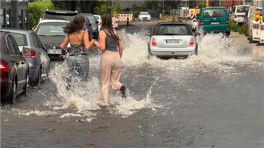 Erst extreme Hitze, dann reichlich Wasser.