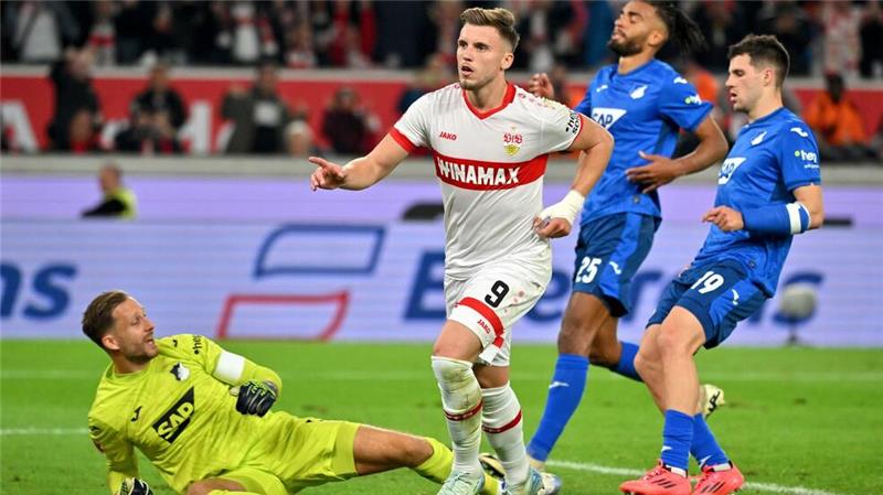 Erst im letzten Moment war TSG-Torhüter Oliver Baumann geschlagen.