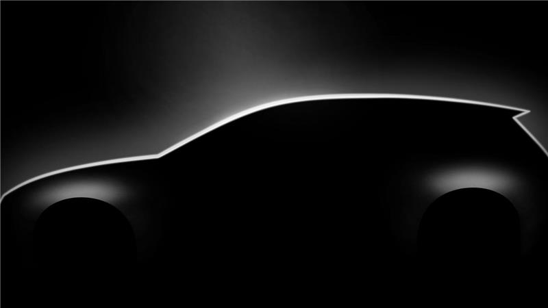 Erste Skizze zur Betriebsversammlung: So soll die Silhouette der neunten Generation des Golf aussehen.