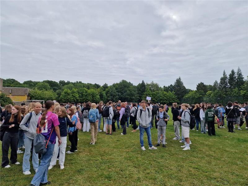 Erster Schultag neue Goldene Aue.