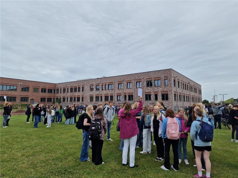 Erster Schultag neue Goldene Aue.