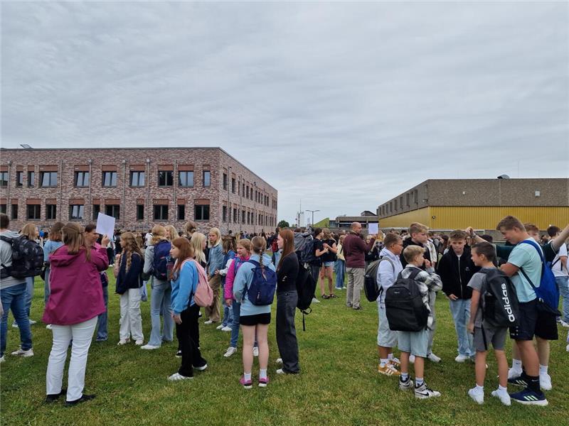 Erster Schultag neue Goldene Aue.