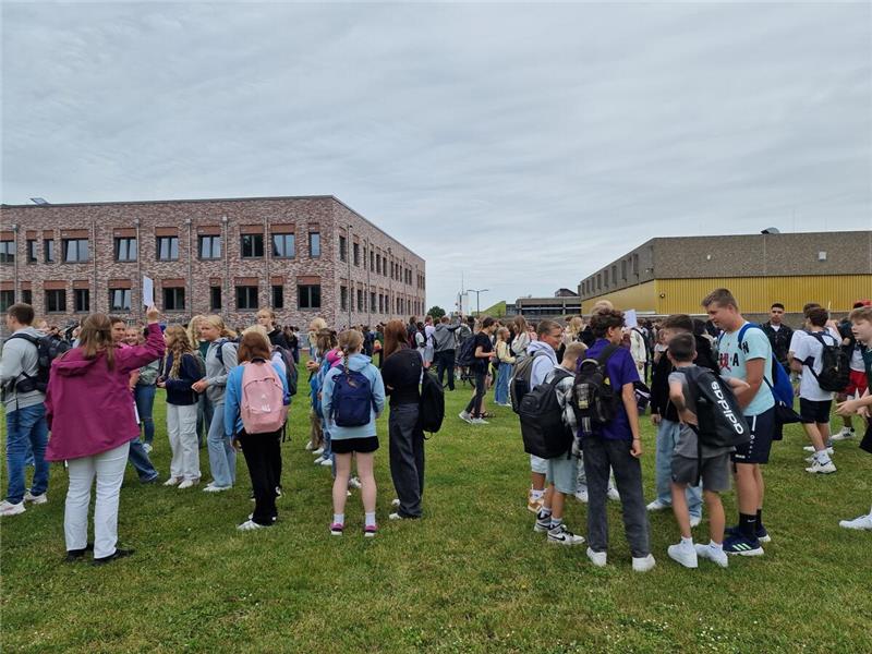 Erster Schultag neue Goldene Aue.