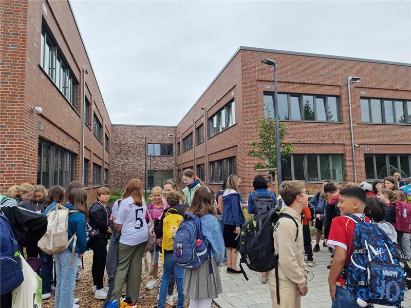 Erster Schultag neue Goldene Aue.