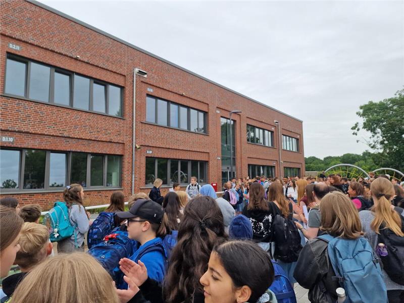 Erster Schultag neue Goldene Aue.