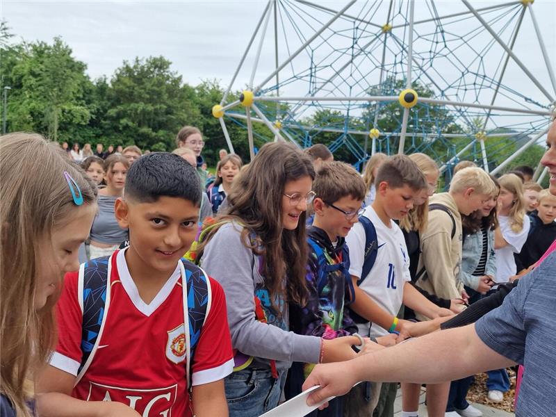 Erster Schultag neue Goldene Aue.