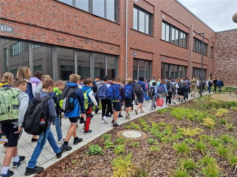 Erster Schultag neue Goldene Aue.