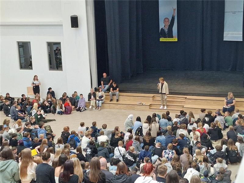 Erster Schultag neue Goldene Aue.