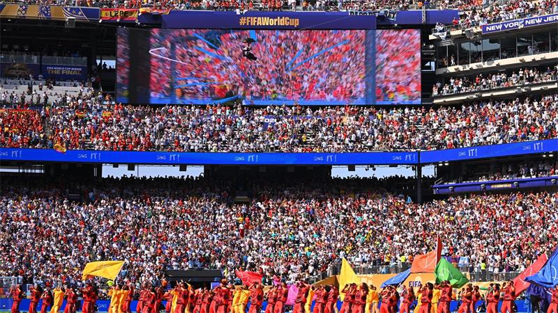 27 statt 15 Minuten Pause: So lief die erste WM-Halbzeitshow Erstmals gab es bei einem WM-Finale eine Halbzeitshow.