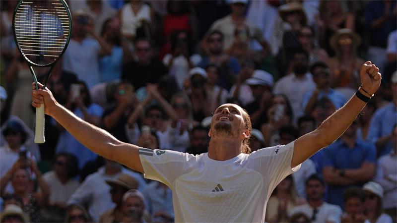 Erstmals in einem Wimbledon-Viertelfinale: Alexander Zverev.
