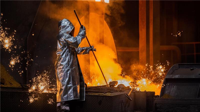 Erwartet werden bei der Demonstration Teilnehmer von etwa 30 Betrieben der Stahlindustrie aus dem ganzen Bundesgebiet. (Symbolbild)