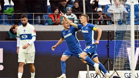 Erzielte das 2:0: KSC-Kapitän Marvin Wanitzek. 