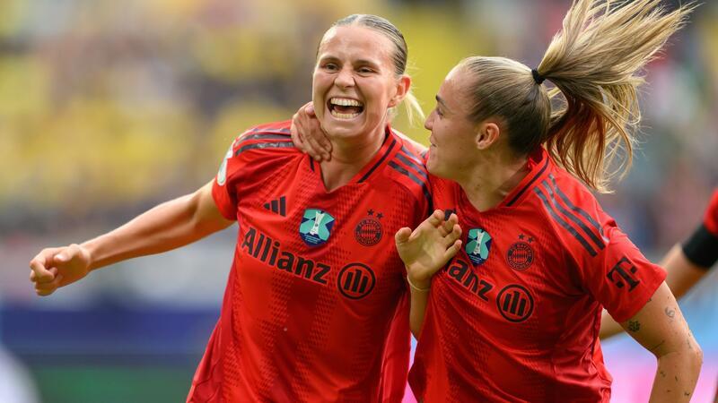 Bayern-Fußballerinnen holen Supercup gegen Wolfsburg Erzielte das Siegtor: Klara Bühl